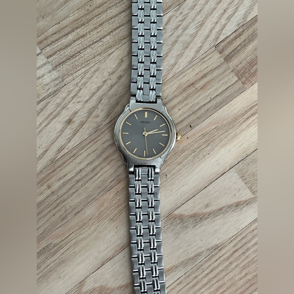 Seiko Silver and Gold Classic Dress Watch main image 11